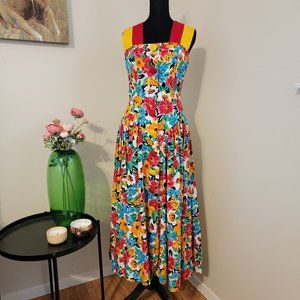 Vintage 1980's Leslie Lucks Dress